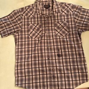 Classic Pendleton Western Style snap shirt